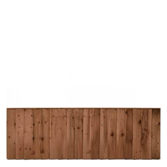 Feather Edge Timber Fence Panel - 6 × 2’ (W)1830 × (H)600mm