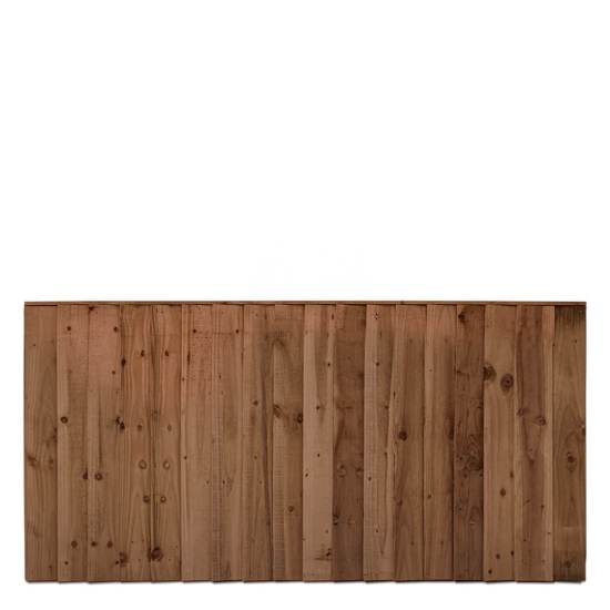 Feather Edge Timber Fence Panel - 6 × 3’ (W)1830 × (H)900mm