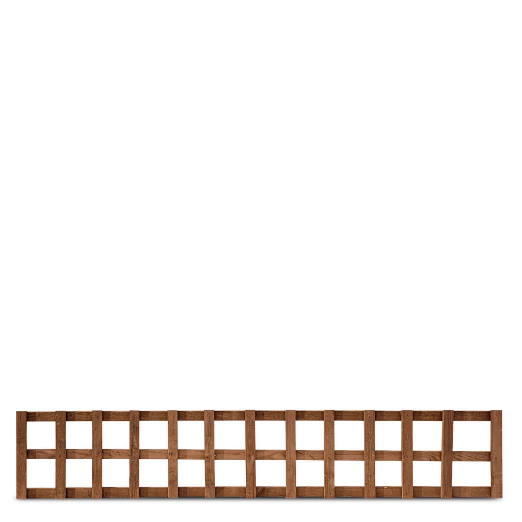 Square Trellis Timber Panel - 6 × 1’ (W)1830 × (H)300mm