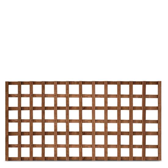 Square Trellis Timber Panel - 6 × 3’ (W)1830 × (H)900mm