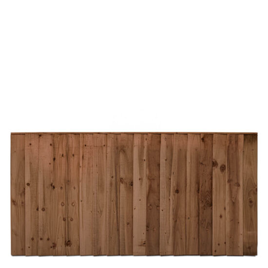 Feather Edge Timber Fence Panel - 6 × 3’ (W)1830 × (H)900mm