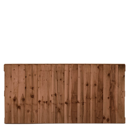 Double Sided Feather Edge Timber Fence Panels - 6 × 3’ (W)1830 × (H)900mm
