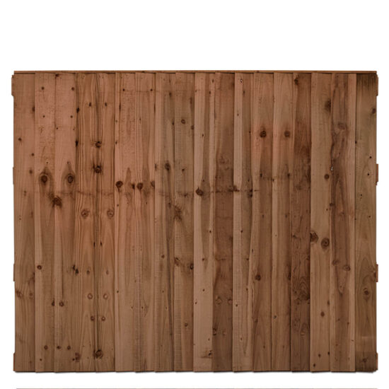 Double Sided Feather Edge Timber Fence Panels - 6 × 5’ (W)1830 × (H)1500mm