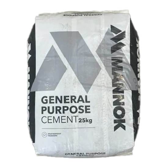 General Purpose Cement (Mannok) - 25kg Bag (Weatherproof)