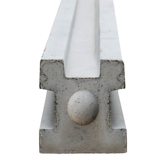3-Way Concrete Post - 4’6” (H)1372 × (W)100 × (D)125mm