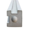 Corner Slotted Concrete Post
