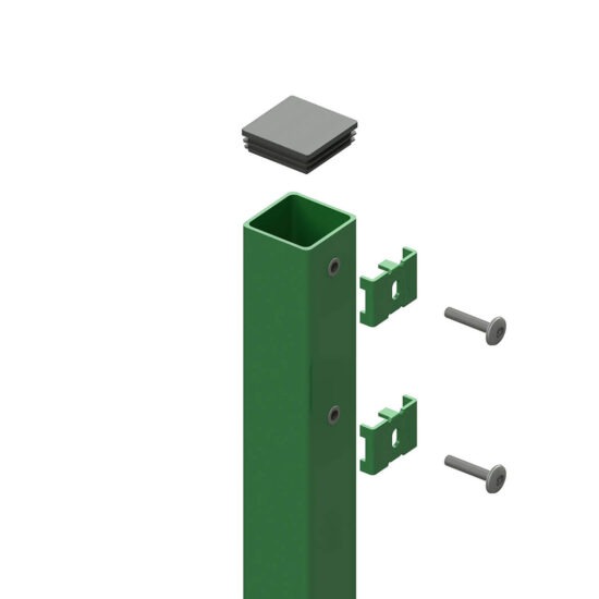 Profile V Mesh Posts (In-Ground) - Multiple Heights