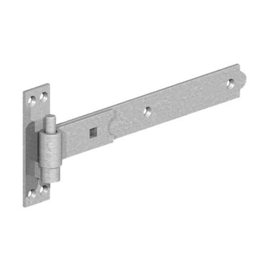 Cranked Band & Hook On Plate - 18" 450mm Galvanised (GATEMATE®) - 2 Pack