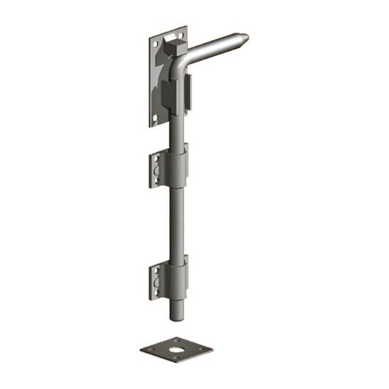 Garage Door Bolt - 18" 450mm Galvanised (GATEMATE®)